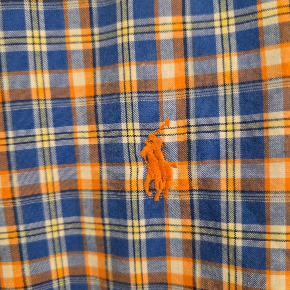 Ralph Lauren Classic Fit Plaid Button Down Shirt Men’s LT Large Tall Cotton - Picture 4 of 8